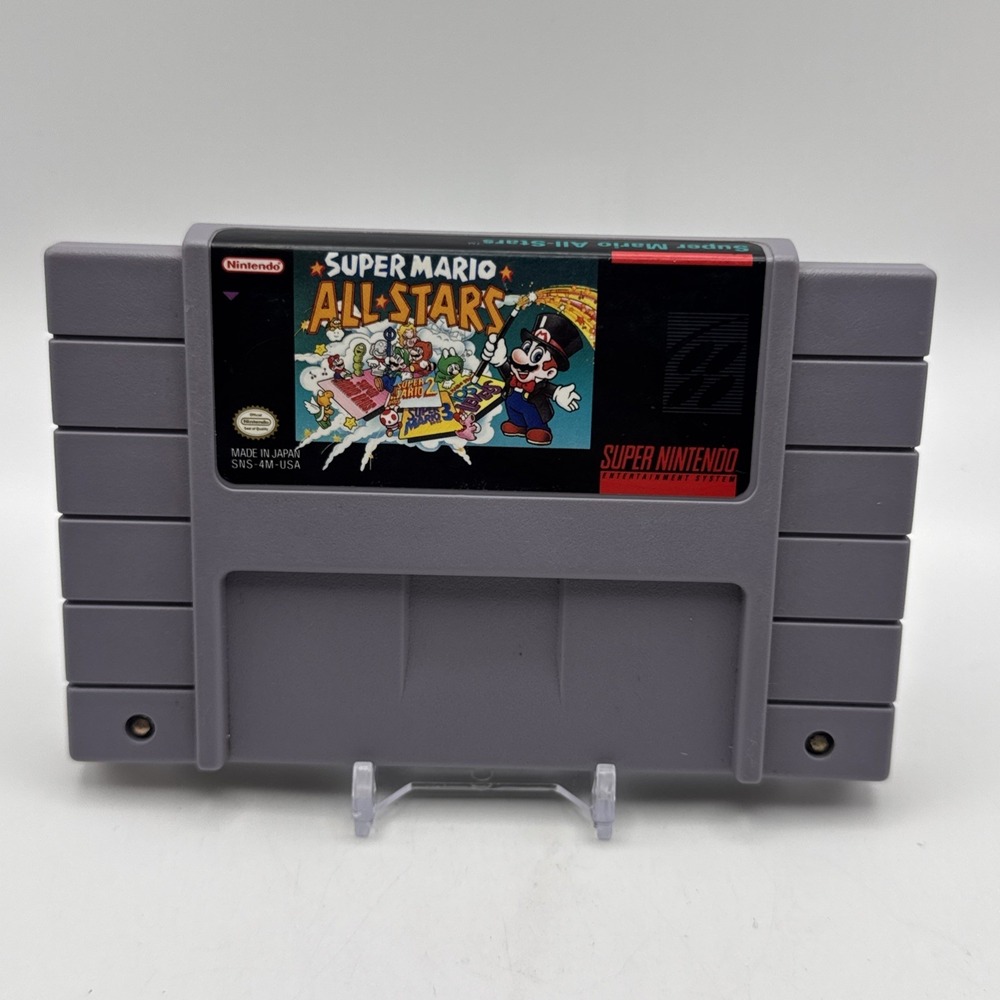 Super Nintendo Super Mario All-Stars SNES Platformer Tested